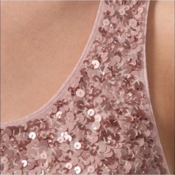 ALICE + OLIVIA Kendra Sequined & Beaded Racerback Dress - Picture 9 of 10